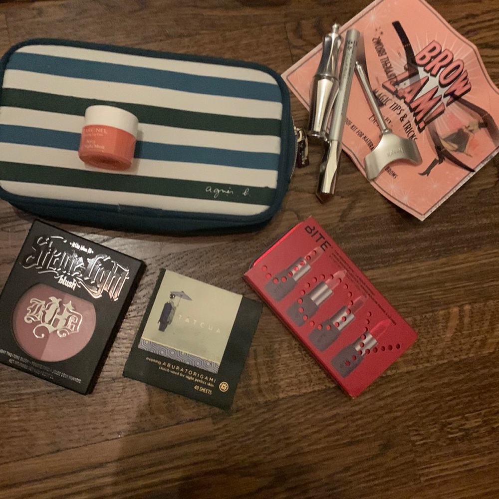 NEW Benefit brow zam, Bite beauty amuse bouche mini lipsticks, Kat Von D